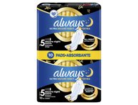 Higieniniai paketai ALWAYS Ultra Secure Night Extra, S5, 10 vnt