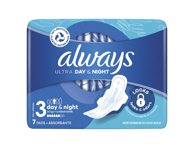 Higieniniai paketai ALWAYS Ultra Super Extra, S3, 7 vnt
