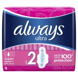 Higieniniai paketai ALWAYS Ultra Super Plus, 8 vnt