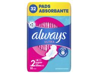 Higieniniai paketai ALWAYS Ultra Super Plus, S2, 32 vnt