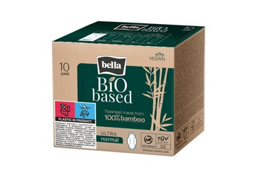 Higieniniai paketai BELLA BIO BASED ULTRA THIN NORMAL, 10 vnt