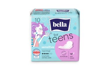 Higieniniai paketai BELLA FOR TEENS SENSITIVE, 10 vnt