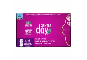 Higieniniai paketai GENTLE DAY EXTRA HEAVY, 6 vnt