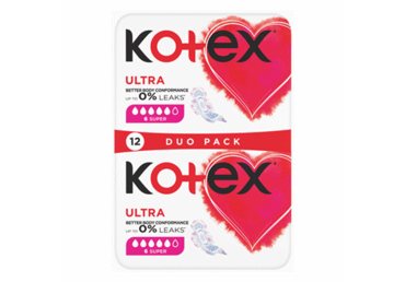 Higieniniai paketai KOTEX ULTRA SUPER, 12 vnt