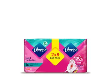 Higieniniai paketai LIBRESSE ULTRA LONG, 16 vnt