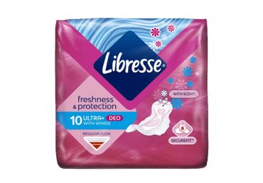 Higieniniai paketai LIBRESSE ULTRA NORMAL DEO, 10 vnt