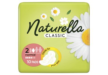 Higieniniai paketai NATURELLA Classic Normal, S2, 10 vnt