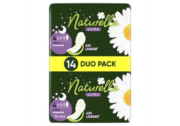 Higieniniai paketai NATURELLA Ultra Night, S4, 14 vnt