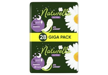 Higieniniai paketai NATURELLA Ultra Night, S4, 28 vnt