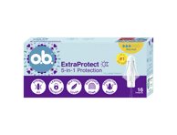 Higieniniai tamponai O.B. EXTRA PROTECT NORMAL, 16 vnt