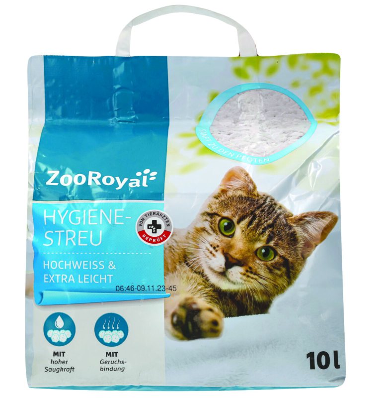 Higieninis kačių kraikas ZOOROYAL, 10 l