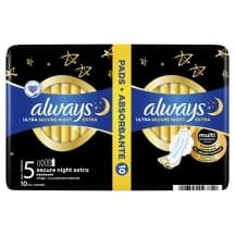 Hig.paket ALWAYS ULTRA SUPER NIGHT, 10 vnt