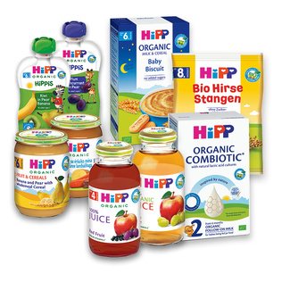 HIPP pien. mišin., glot., tyrel., koš., užkand. ir sult. (įv. rūš.)