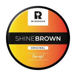 Įdegį skatinantis kremas BYROKKO SHINE BROWN ORIGINAL, 200 ml