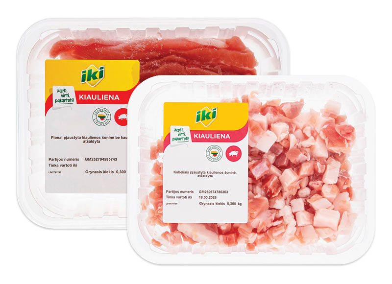 IKI atvėsinta kiaulienos šoninė, 300 g