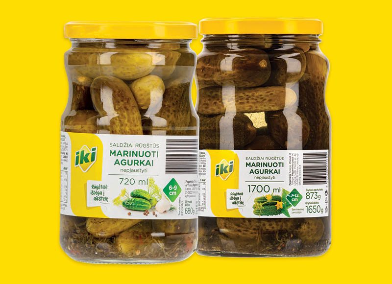 IKI marinuotiems agurkams