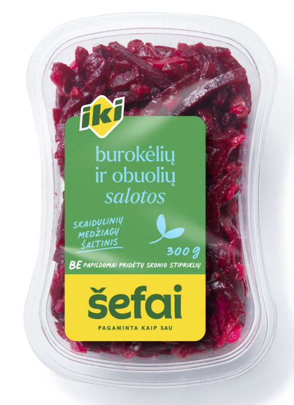 IKI ŠEFAI burokėlių ir obuolių salotos, 300 g