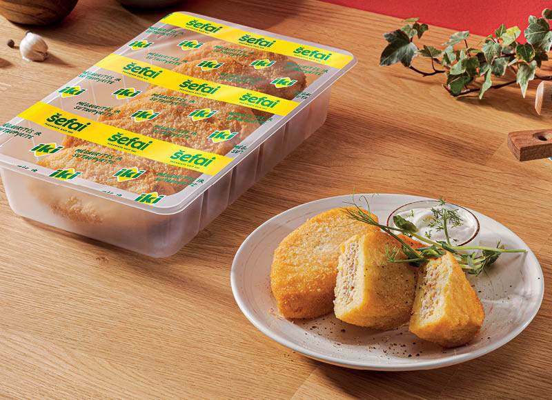 IKI ŠEFAI keptiems ŽEMAIČIŲ blynams su mėsa, 200 g