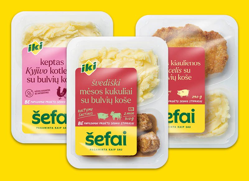 IKI ŠEFAI pietų rinkiniai