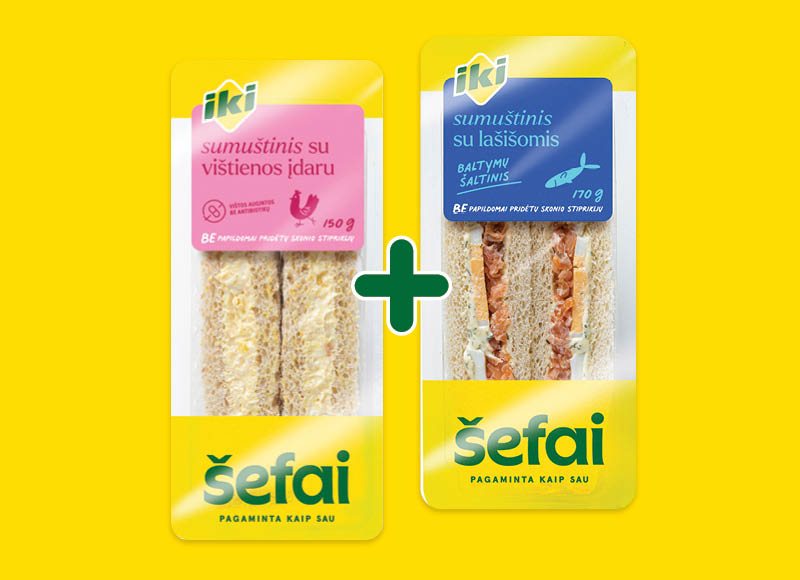 IKI ŠEFAI trikampiai sumuštiniai