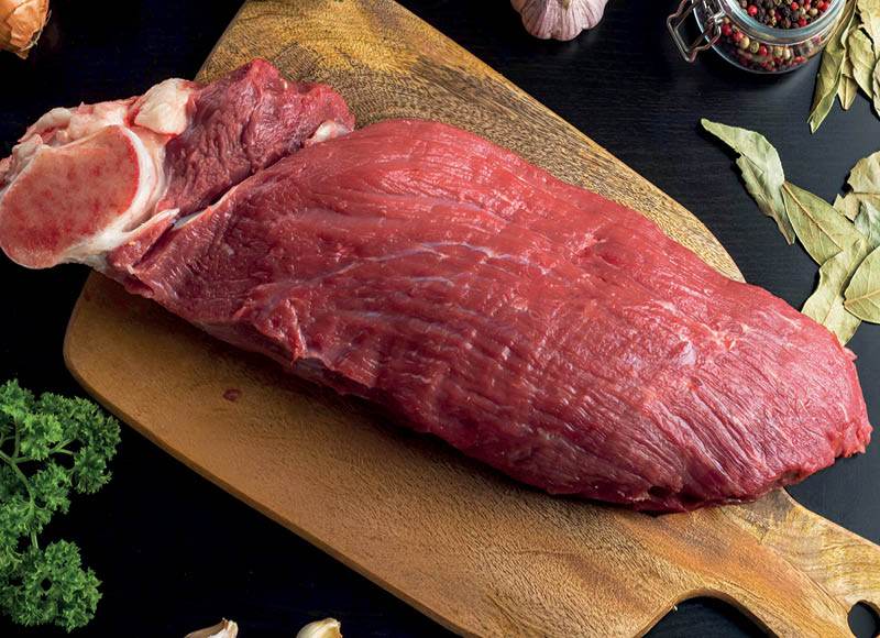 IKI ŪKIS jautienos mentė su kaulu, 1 kg