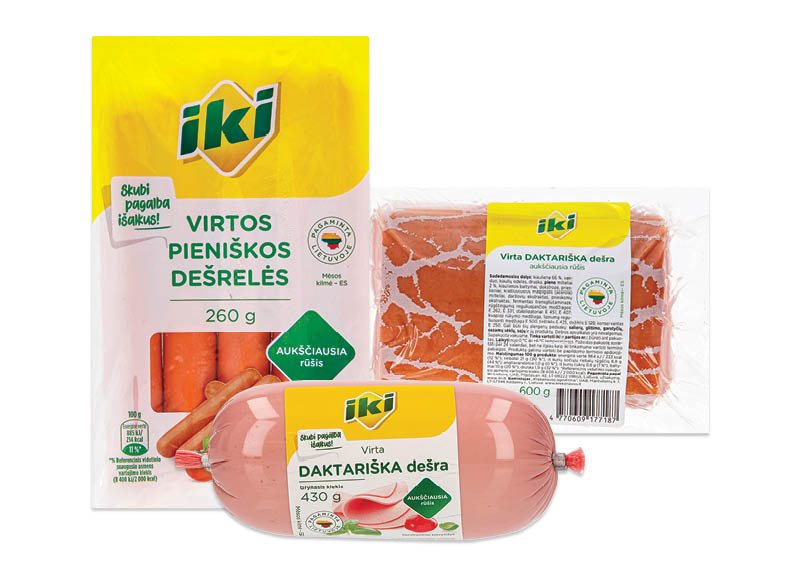 IKI virtoms dešroms ir dešrelėms
