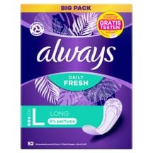 Įklotai ALWAYS LONG 0% Perfume, 52 vnt