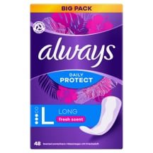 Įklotai ALWAYS LONG FRESH SCENT, 48 vnt