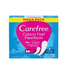 Įklotai CAREFREE FLEXY FRSH, 76 vnt