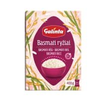 Ilgagrūdžiai ryžiai GALINTA BASMATI, 4 x 100 g