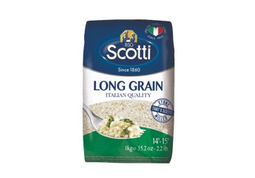 Ilgagrūdžiai ryžiai RISO SCOTTI LONG GRAIN, 1 kg