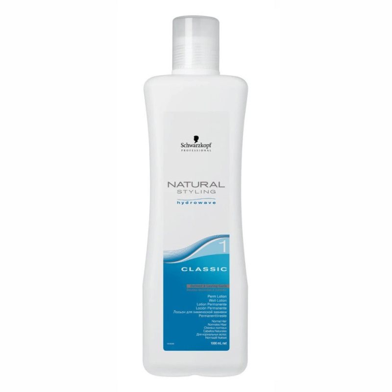 Ilgalaikio garbanojimo skystis Schwarzkopf Professional Natural Styling Classic 1, 1000 ml