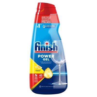 Indaplovių gelis FINISH All in 1 Max Power Gel Lemon, 900 ml