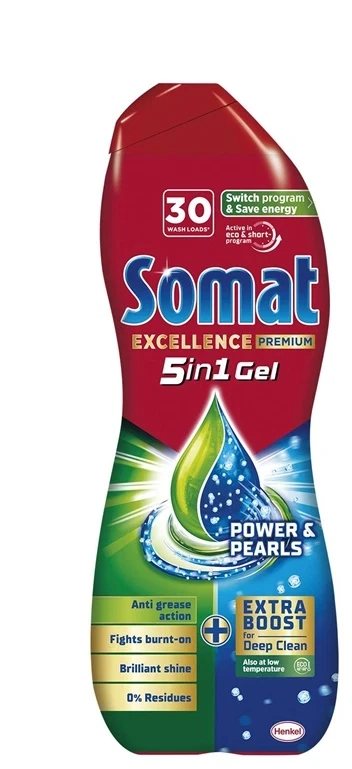 Indaplovių gelis SOMAT Excellence Anti-Grease, 30 plovimų, 540 ml
