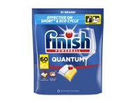 Indaplovių indų ploviklio kapsulės Finish Quantum Lemon, citrinų kvapo, 60 vnt