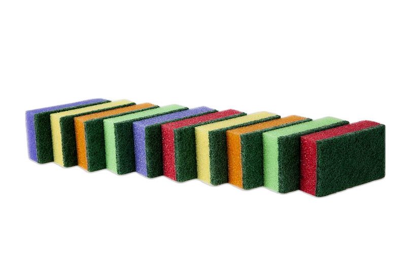Indų kempinėlės SCOURING SPONGE, 10 vnt