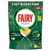 Indų pl. kap. FAIRY ALL IN ONE LEMON, 56 vnt