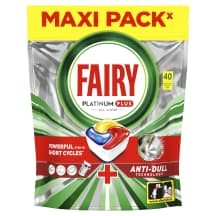 Indų pl. kaps. FAIRY PL. PLUS LEMON, 40 vnt