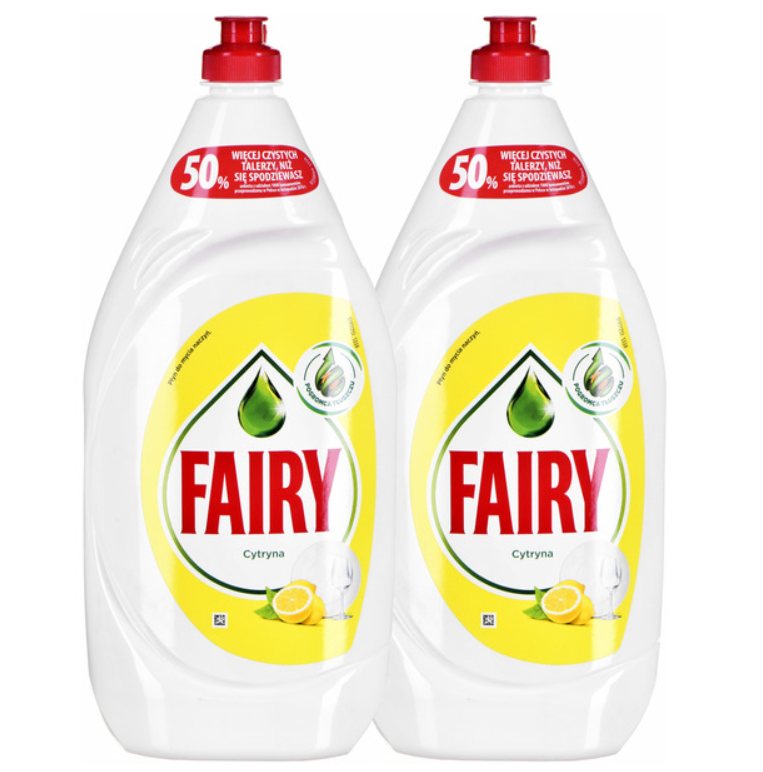 Indų ploviklis FAIRY Lemon, 2 x 1.35 l