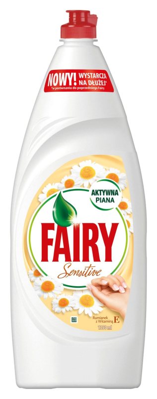 Indų ploviklis FAIRY Sensitive Chamomile & Vitamine E, 1.35 l