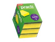 Indų plovimo kempinėlės PACLAN Practi, 3 vnt