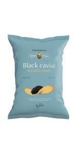 Inessence Black Caviar Bulvių traškučiai, 125 g