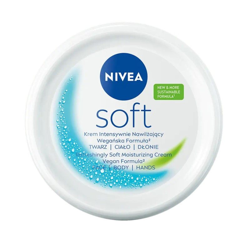 Intensyviai drėkinamasis kremas Nivea Soft, 200 ml