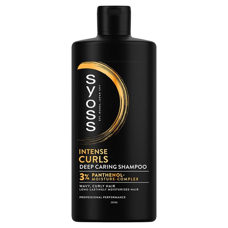 Intensyviai prižiūrimasis šampūnas garbanoms Syoss Intense Curls, 440 ml