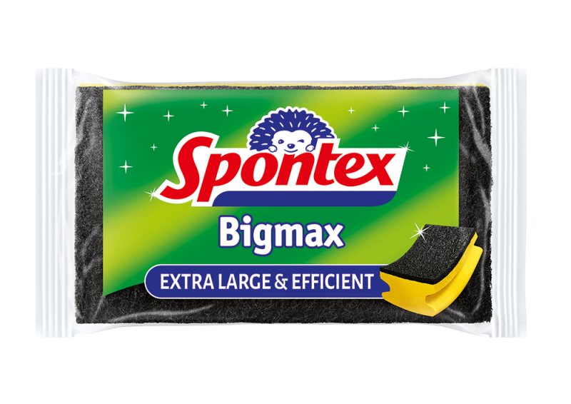 Itin didelė figūrinė šveičiamoji kempinėlė SPONTEX BIGMAX