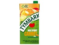 Įvairių vaisių ir morkų sulčių gėrimas TYMBARK (20%), 2 l