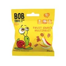 Įvairių vaisių užkandis BOB SNAIL, 20 g