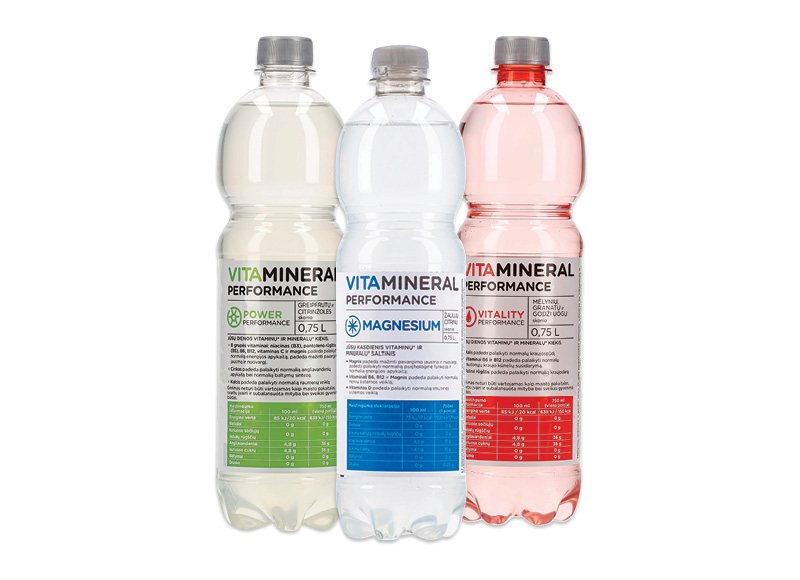Izotoninis gėrimas VITAMINERAL ar VITAMIN, 0.75 l