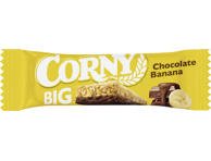 Javainių batonėlis CORNY BIG su bananais ir pien. šokoladu, 50 g