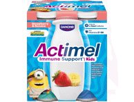 Jog. gėrimas ACTIMEL ACTIKIDS, braškių sk., 1,4%rieb, 400 g, 4 x 100 g